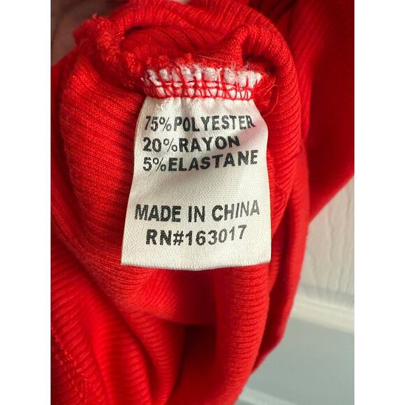 Princess Polly Portia Red Bodycon Square Neck Minidress Sold Out Online size 4 - Picture 7 of 10